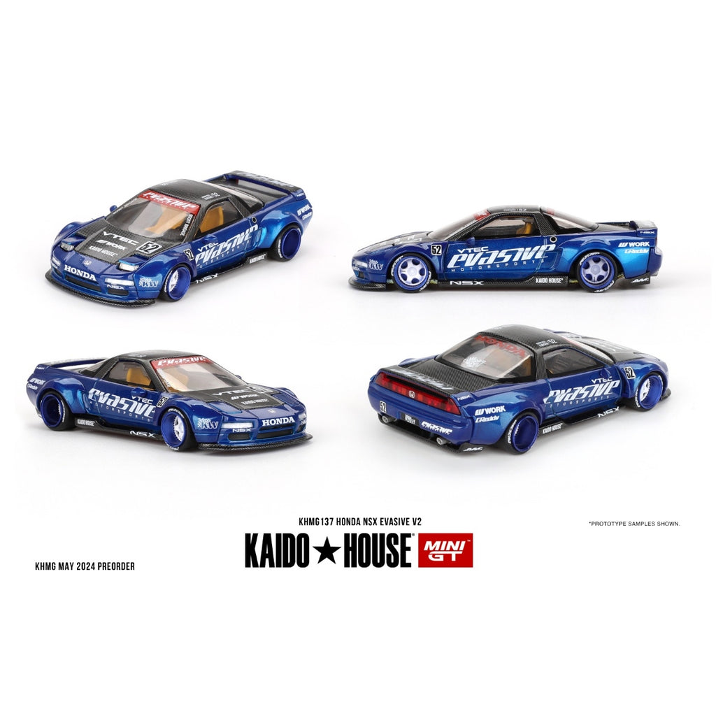 KAIDO HOUSE x MINI GT HONDA NSX EVASIVE V2 KHMG137 #137