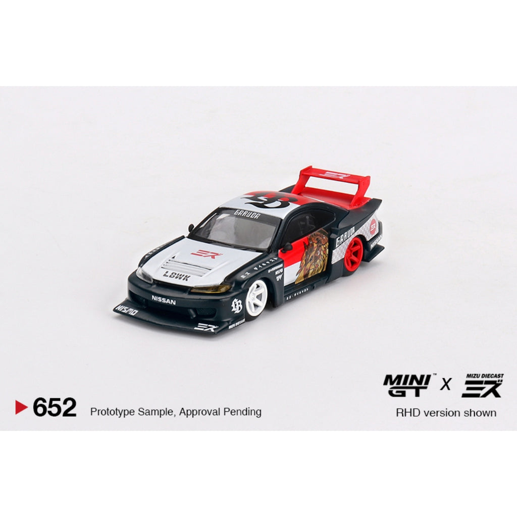 MINI GT LB-SUPER SILHOUETTE NISSAN SILVIA S15 GARUDA MIZU DIECAST BLISTER #652