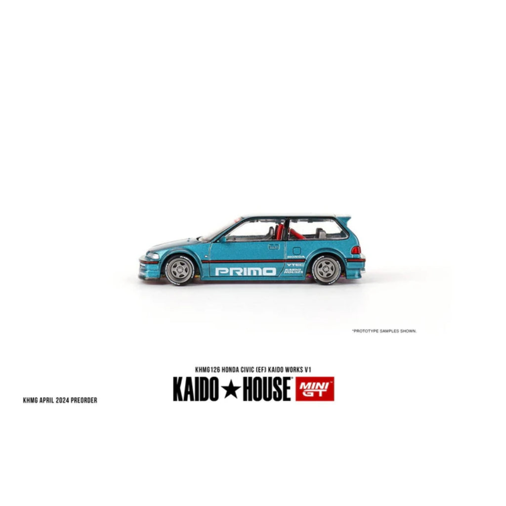 KAIDO HOUSE x MINI GT HONDA CIVIC EF KAIDO WORKS V1 KHMG126 #126